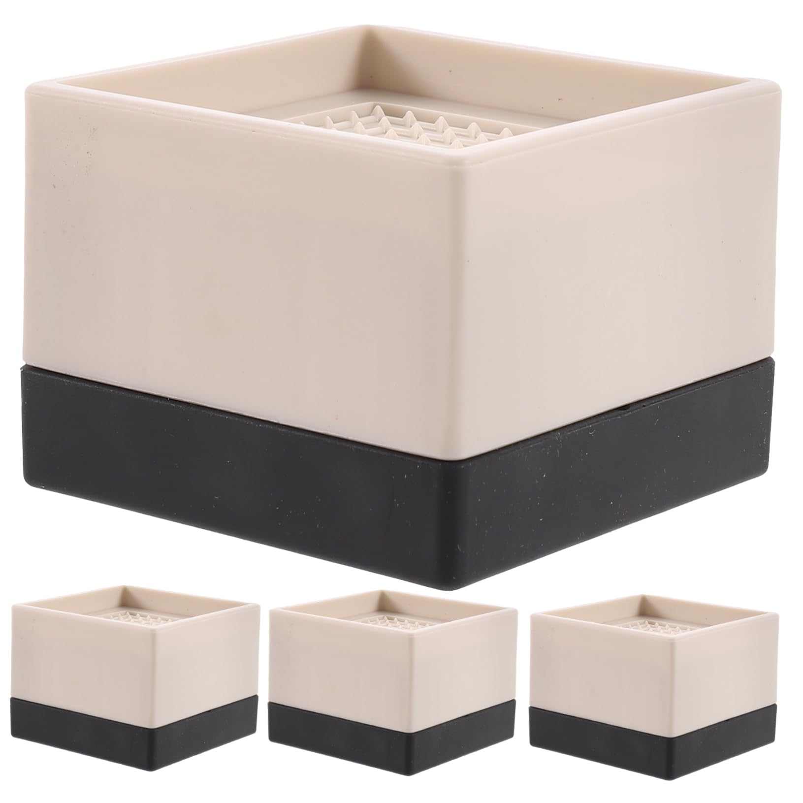 CIYODO Pcs Anti-Slip Bed Frame Risers Heavy Duty Mattress Lifters for Extra Tall Beds