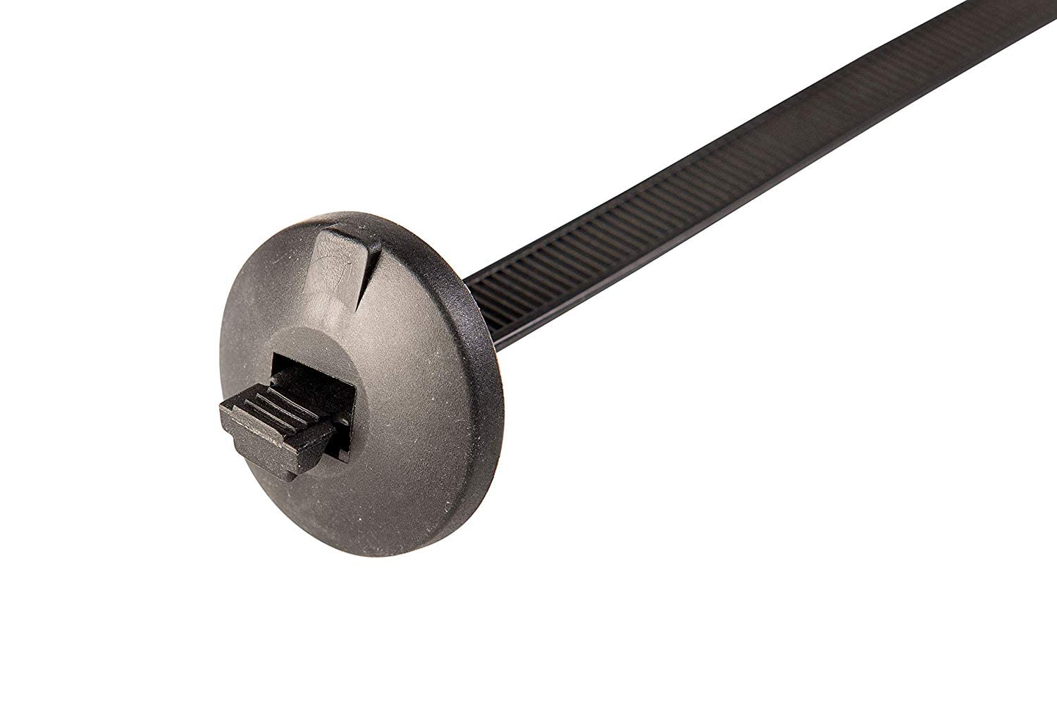 Ukcable-Ties Black Button Head Cable Ties 370Mm X 7.6Mm (50)