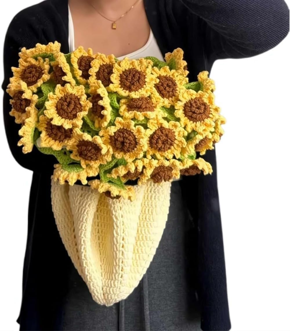 Amazon.co.jp: ひまわりブーケブランケット かぎ針編みキット初心者