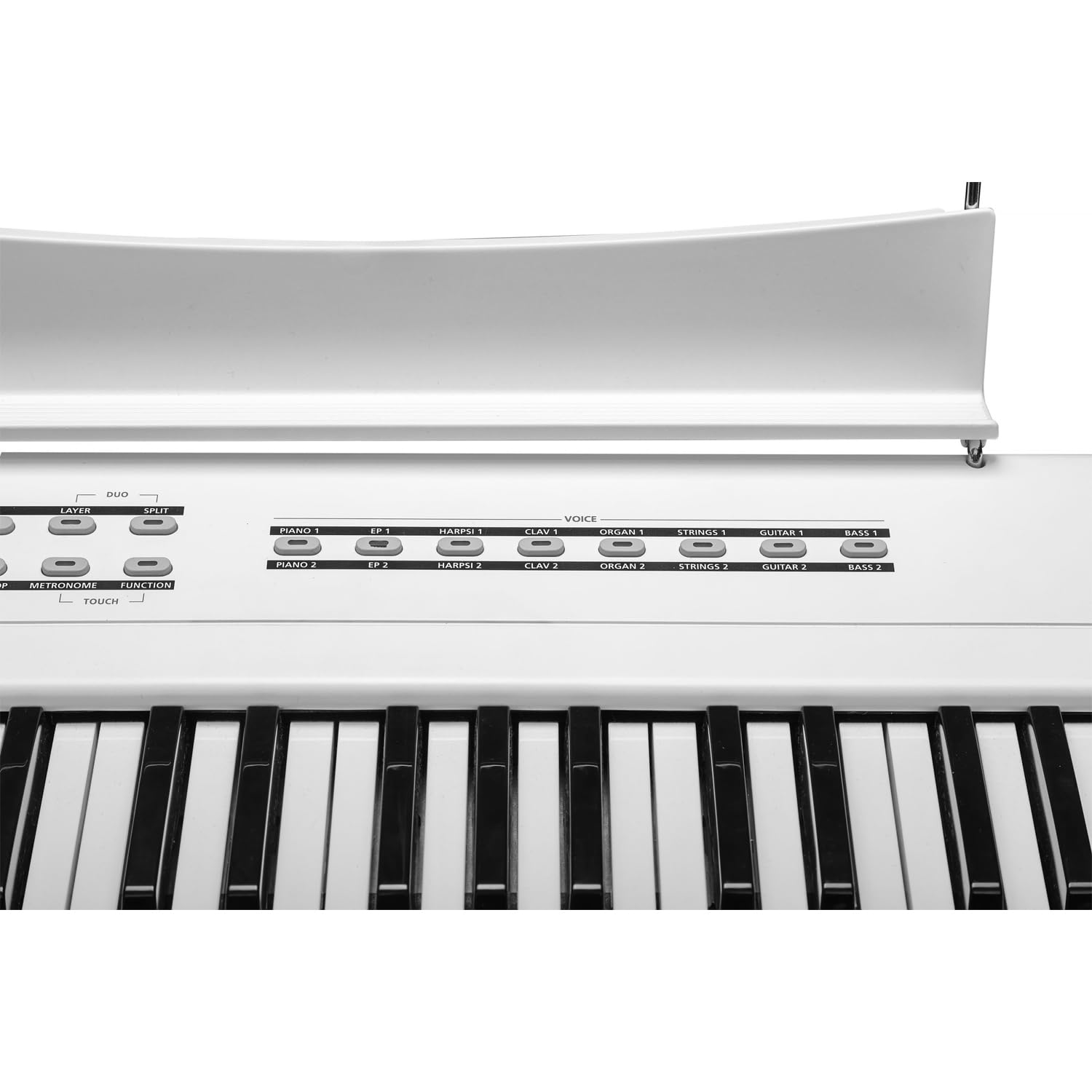Kurzweil KaS1 Piano numérique, 88 touches, mécanisme marteau, polyphonie 128 voix, blanc