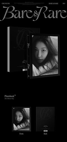Miniatura 2 de CHUNGHA - 2 álbum de estudio Bare & Rare Pt.1 CD+póster plegado, JYPK1425, transparente