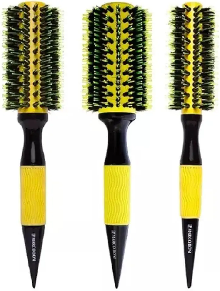 Escova De Cabelo Profissional Marco Boni Thermal Ceramic - Idelal Para Uso Profissional e Pessoal - Promovendo Brilho, Redução de Frizz e Modelagem Duradoura