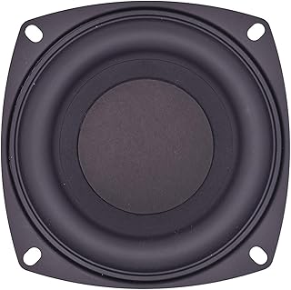 WSF-Speaker 1pcs 4 Inch Subwoofer Speaker 4/8Ohm 40W Deep Bass Loudspeaker HiFi Bookshelf Woofer Speaker Unit Magnetic Home Theater (Color : Blue, Size : 4")