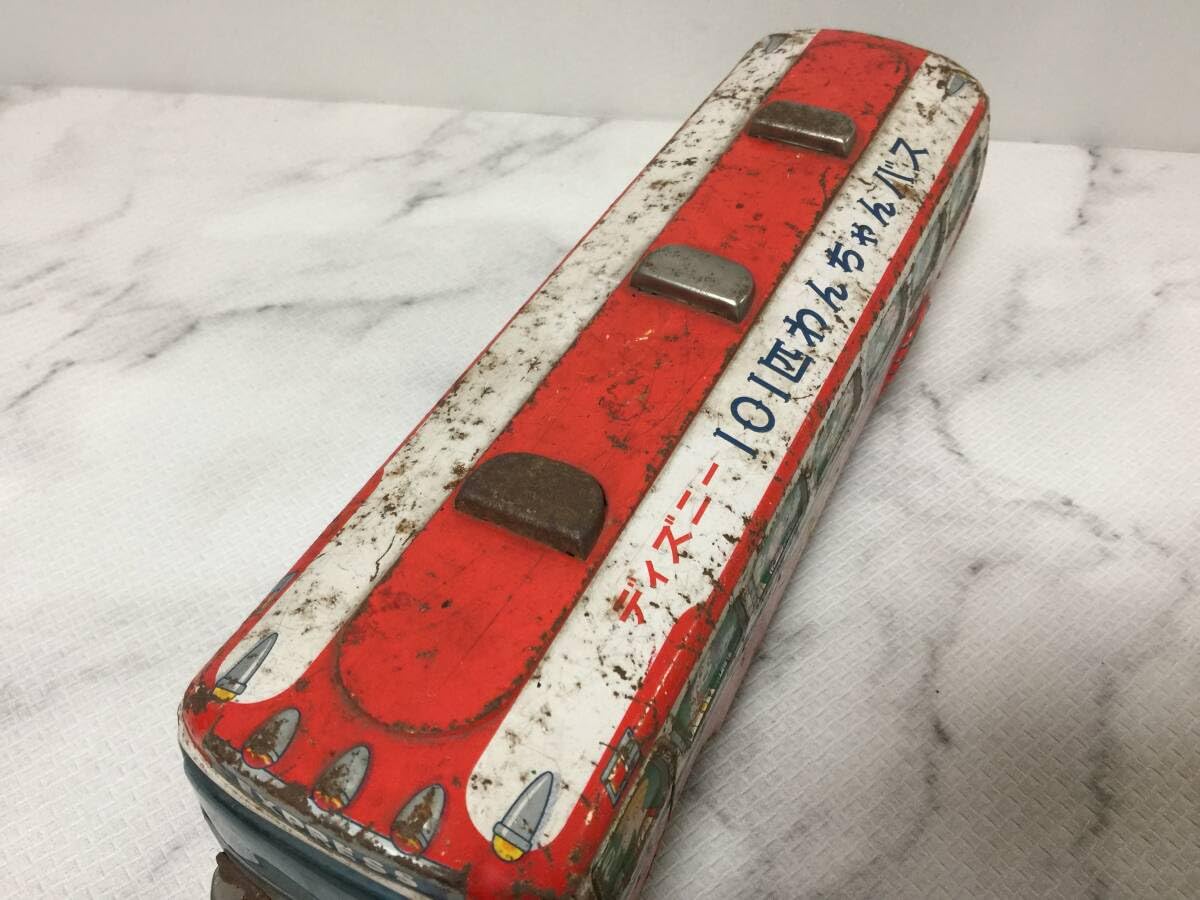 Amazon.co.jp: レトロ 101匹わんちゃん バス ミニカー ブリキ