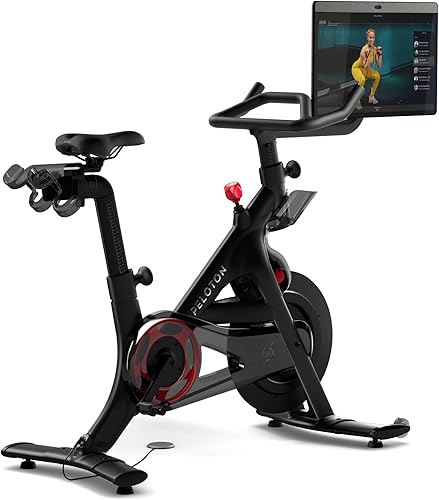 Peloton Bike+  Bicicleta estática de interior con miles de clases de entrenamiento en vivo y bajo demanda, experiencia cardiovascular motivadora con