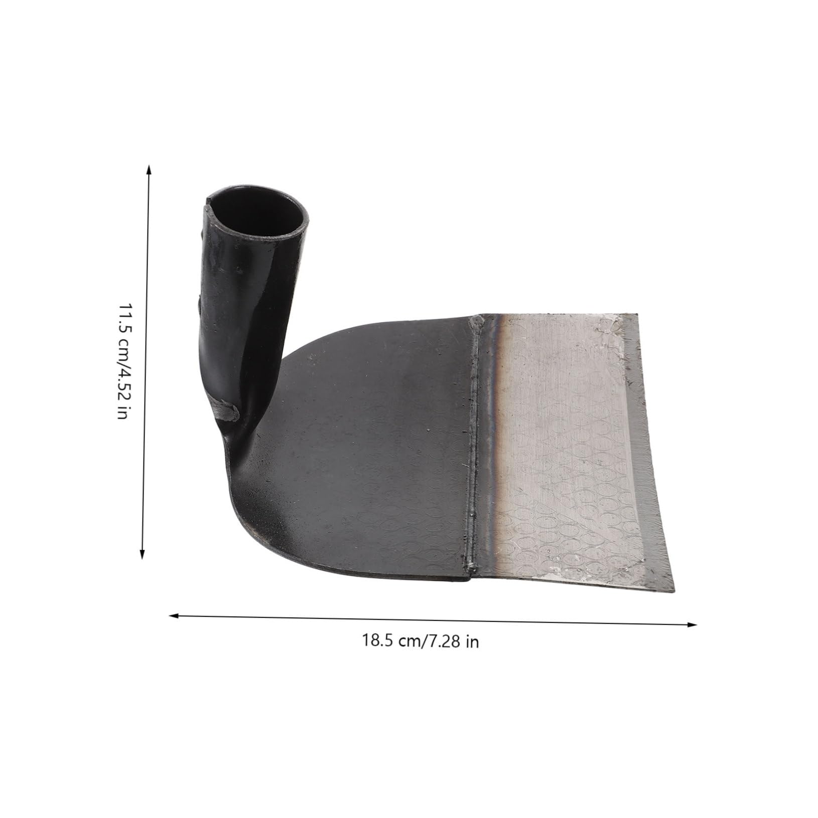 POPETPOP Azada de Mano de Acero Inoxidable para Jardinería Herramienta Resistente para Deshierbe y Cultivo para Huertos Patios y Agricultura Doméstica Modelo Sólido y Duradero