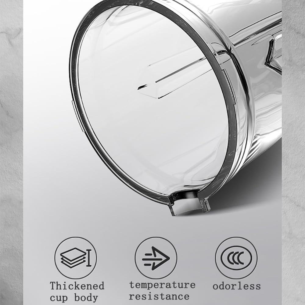 Licuadora Comercial 2200W, Motor de Gran Capacidad 6L, operación silenciosa, Fabricante de Batidos para la Cocina casera y Uso Comercial, Cuchillas de Acero Inoxidable