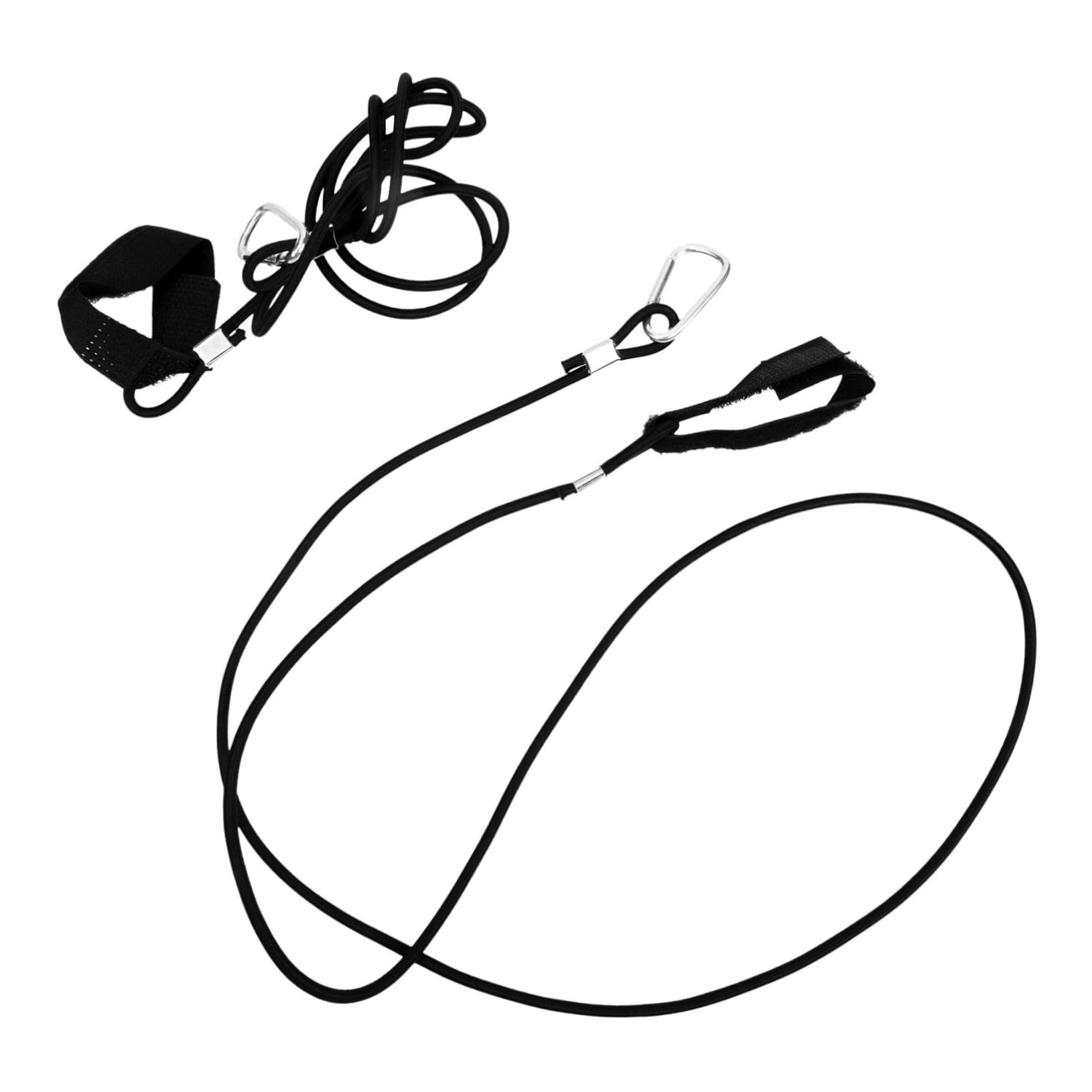 Gogogmee Kayak Canoe Paddle Safety Line 2pcs Elastic Cord Straps Locking Carabiner