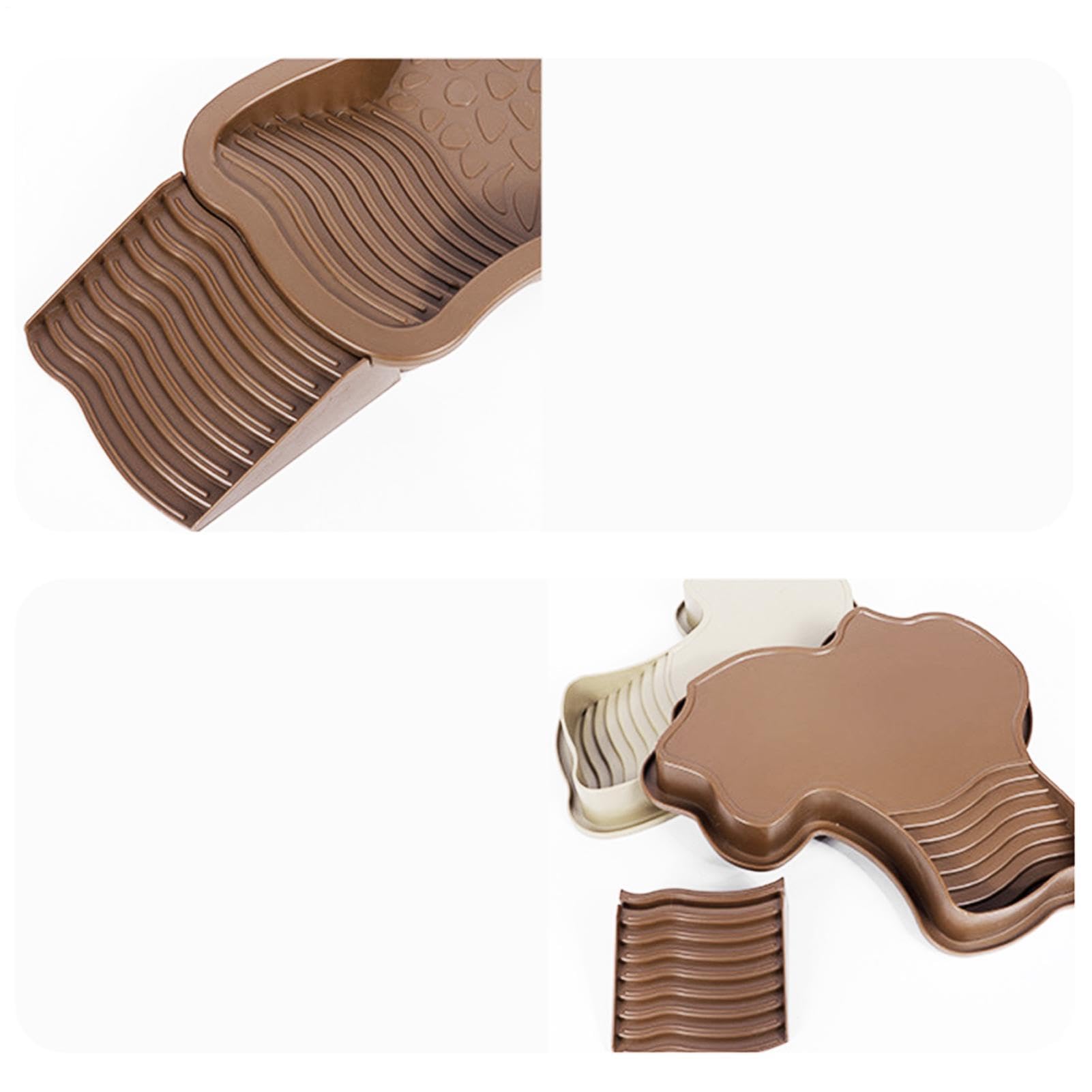 Piscine De Baignade pour Reptiles – ABS 13,78x11,22x1,69 Pouces | Bol De Bain À Plat D’Eau De Tortue | Piscine d'alimentation Et De Boisson pour Reptiles, Multi-Usage, Durable, pour Accessoires D'