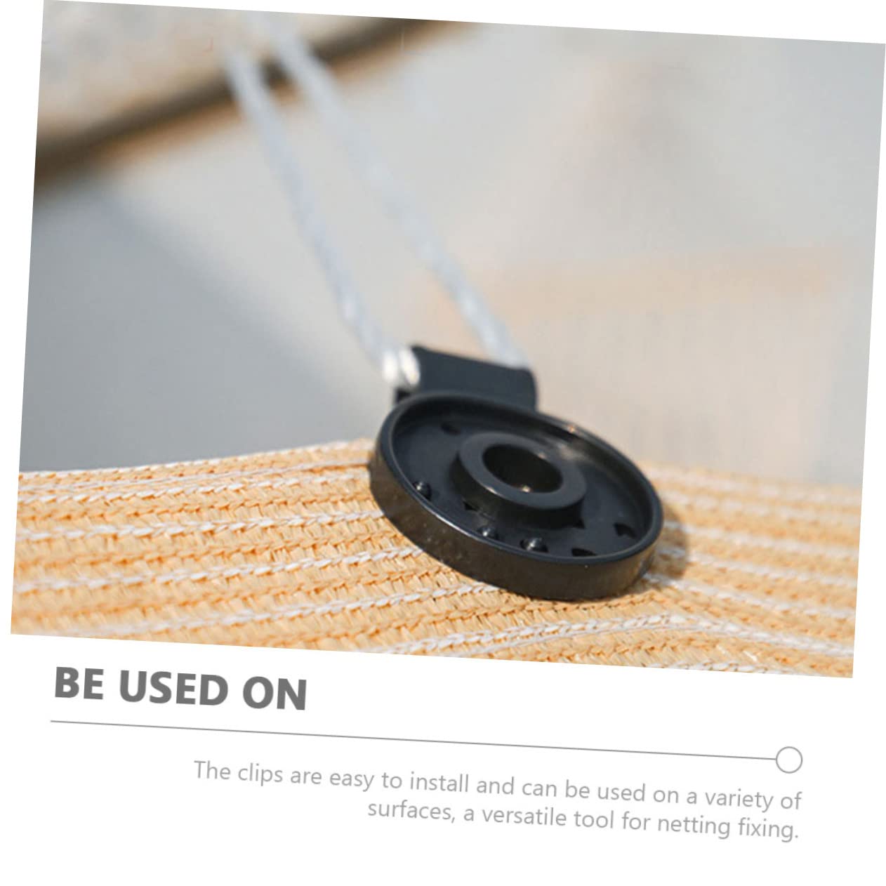 BESPORTBLE 50pcs Heavy Duty Shade Net Hooks Plastic Clips for Garden Netting Sunshade Netting Clamps Greenhouse Shade Clips