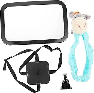 FAVOMOTO 1 peça espelho retrovisor interior para carrinho de carro espelho de assento de carro carrinho de bebê infantil espelho traseiro para espelho de banco traseiro de bebê para espelho traseiro de carro espelho traseiro de bebê espelho de carro infantil ABS