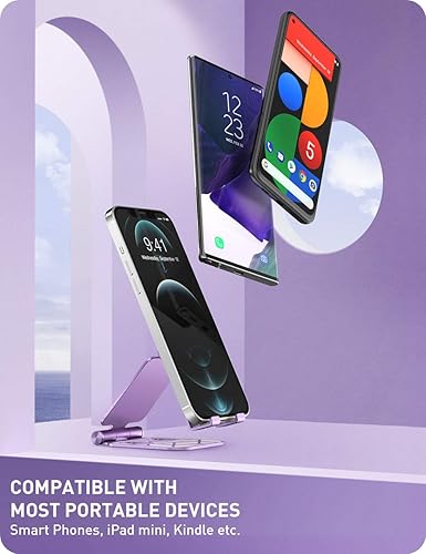 Miniatura 3 de i-Blason Soporte de teléfono celular para escritorio, soporte para teléfono celular, se adapta a todos los teléfonos inteligentes, iPhone 16, 15,