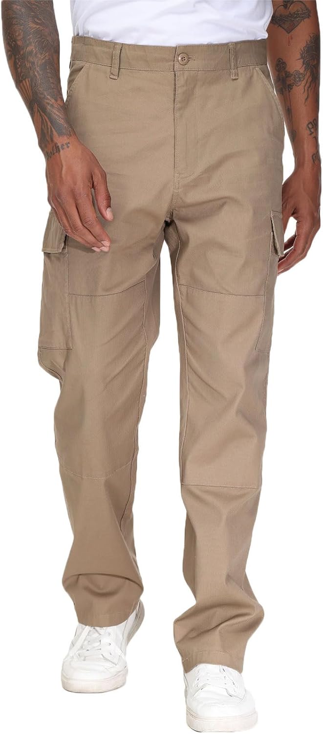 Soojun Men's Fashion Lightweight Cargo Style Casual Pants - Image 4