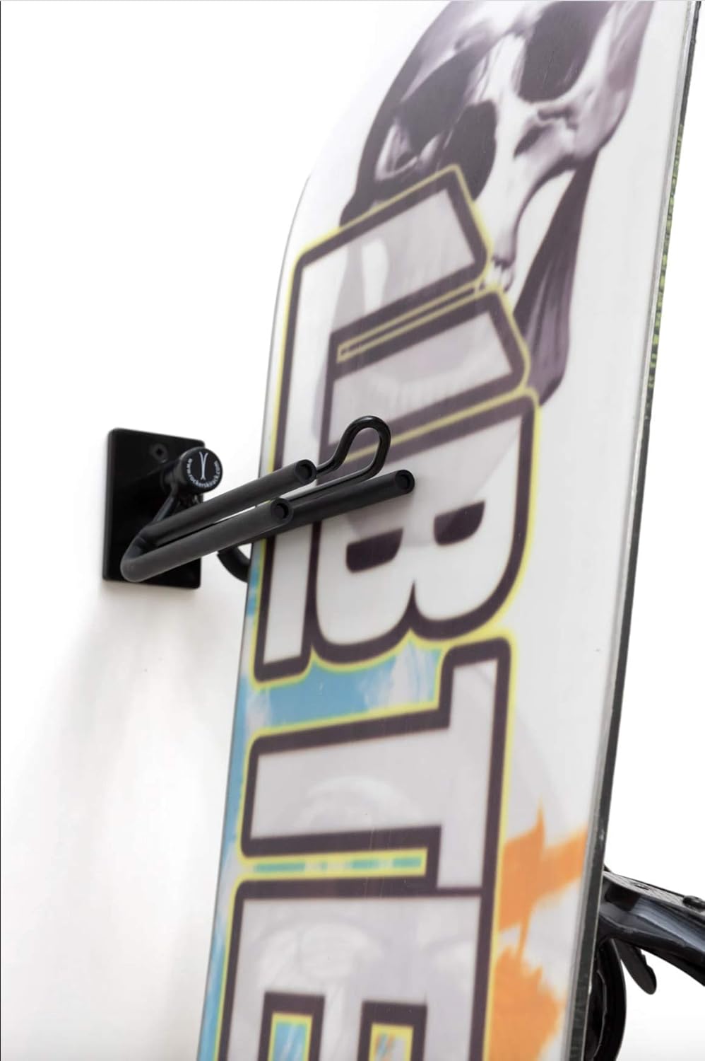 Rocker Ski Rack - Wall Mounted Rack, Store Any ski & Snowboard Without Altering Their Shape, Perfect Way to Hang Your skis & Snowboards in All Seasons : Sports & Outdoors