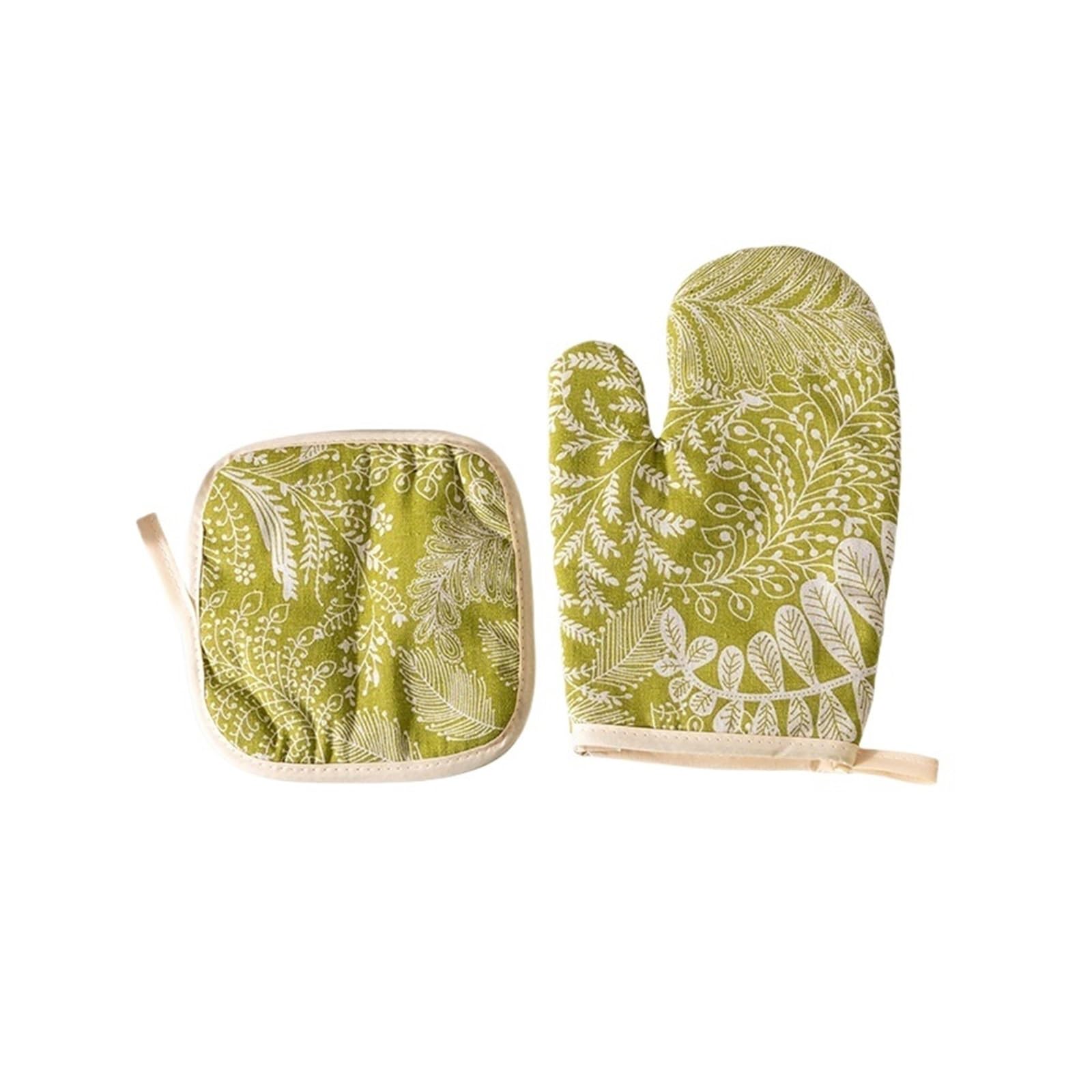 1 Paire De Gants Isolants en Coton Épais pour Cuisine