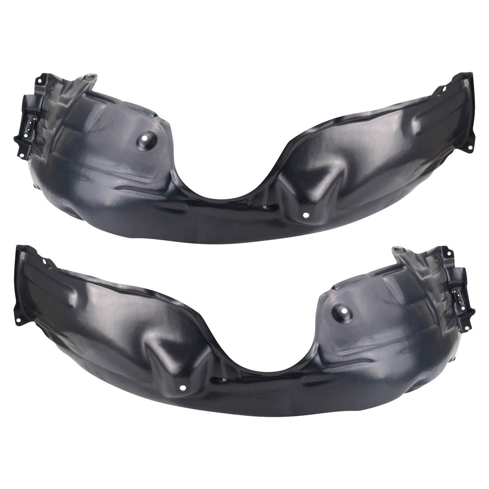TRQ Front Driver and Passenger Side Inner Fender Liner Set