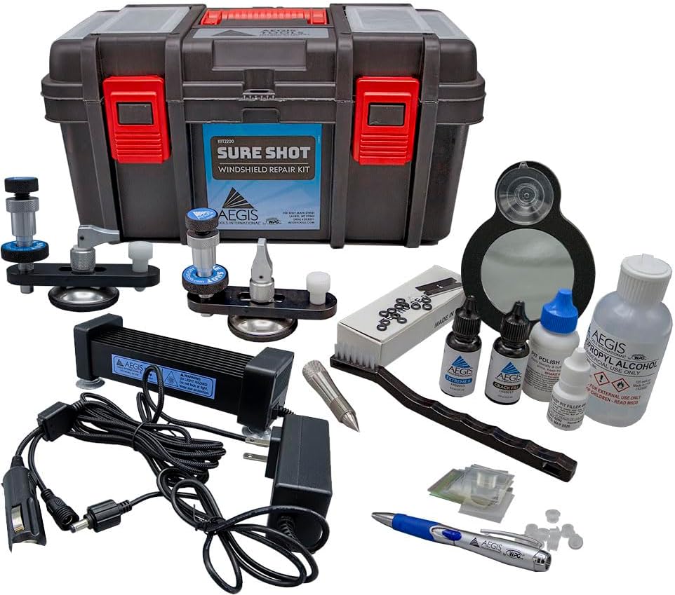 AEGIS Sure Shot™ Deluxe Windshield Repair Kit (Apprentice Kit)