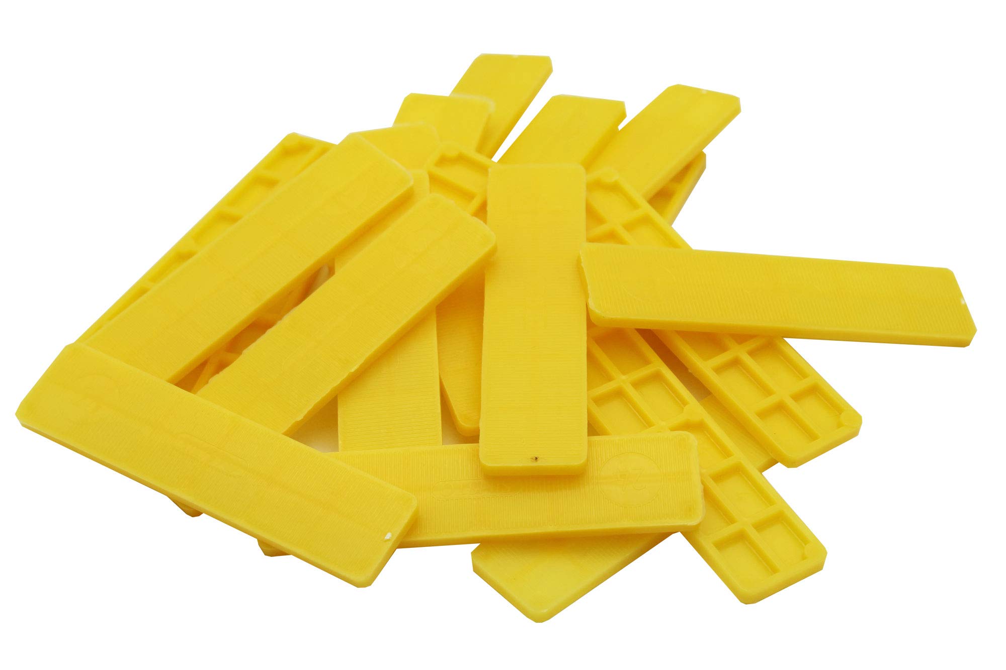 SILISTO Lot de 1000 cales de vitrage en plastique 100 x 34 x 4 mm – Les entretoises en plastique conviennent comme : cales de roue, entretoises, plaquettes de compensation, cales de verre ou cales de