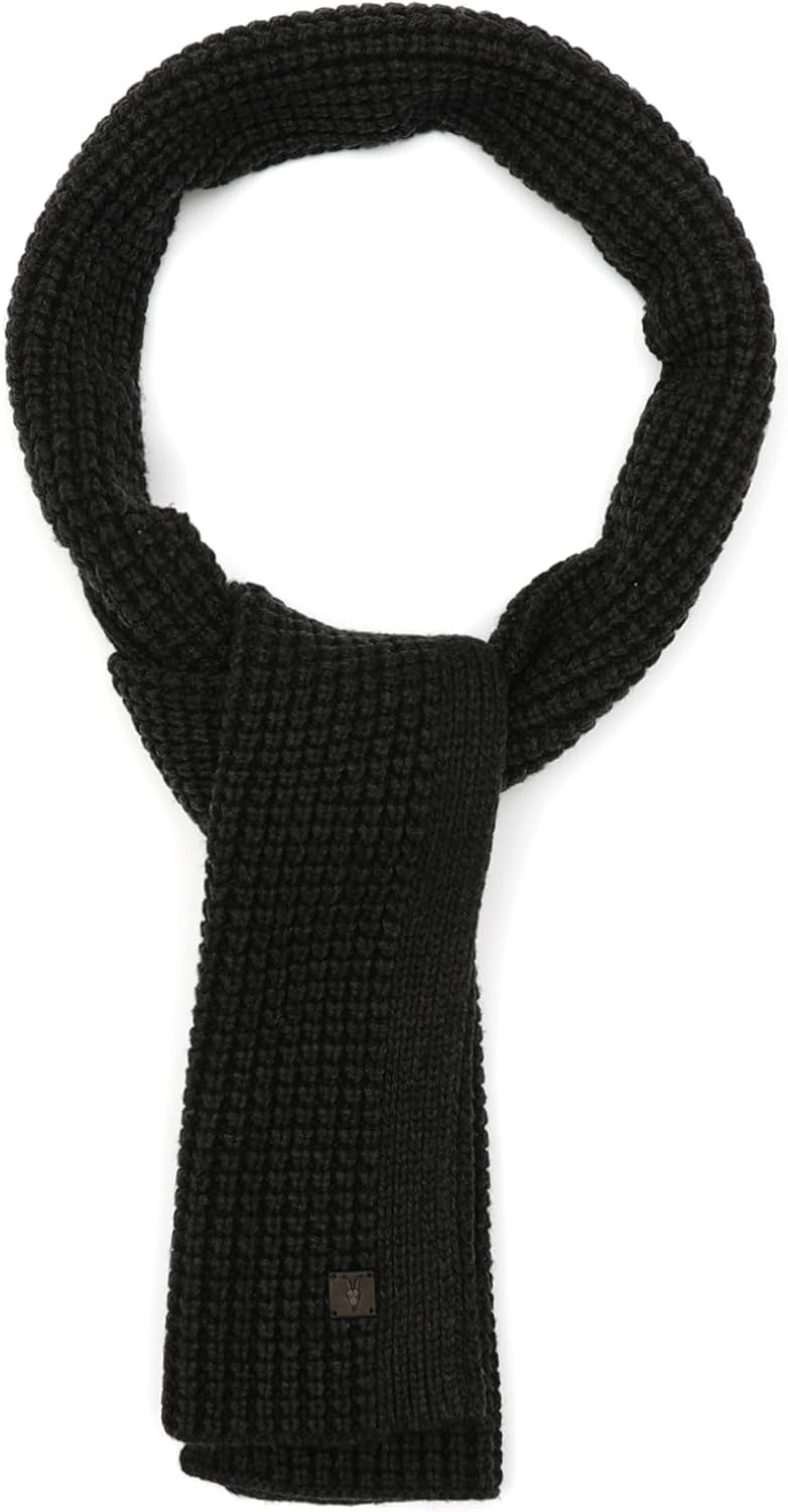 AllSaints Waffle Stitch Knit Scarf