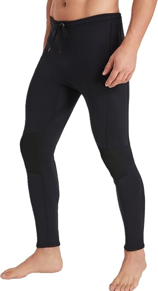 ZCCO Pantaloni in neoprene da uomo e da donna, pantaloni lunghi in neoprene da 1,5 mm/3mm, pantaloni da immersione per surf, kayak, nuoto, immersioni, canoa - 1
