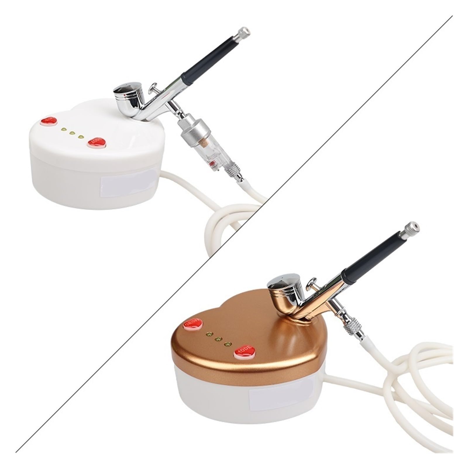 Compressore Pittura Spruzzatore Aerografo Make Up Art Body Cake Model Car Riempimento d'acqua Precisione Senza Sforzo Spruzzo Uniforme(0449-LW-A)