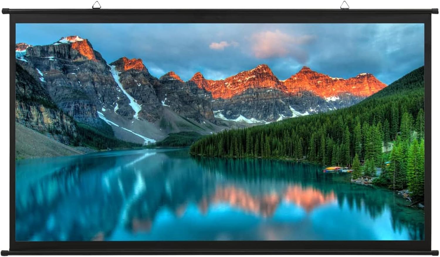 Amazon | プロジェクター スクリーン 吊り下げ 80インチ 16:9