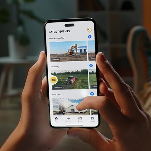 Miniatura 8 de Vosker V300 Ultimate 4G-LTE - Cámara de seguridad autónoma para exteriores  Banco de energía solar externa de alta capacidad de 15,000 mAh  Tarjeta