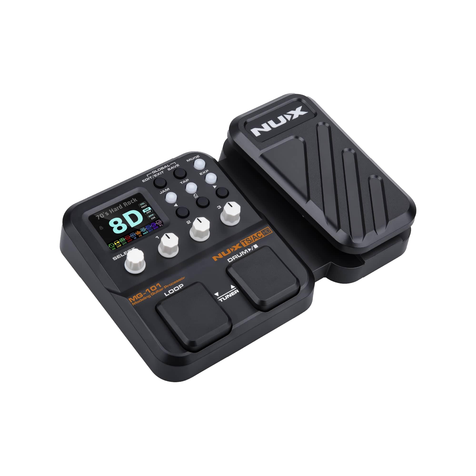 Amazon | NUX/MG-101 Modeling Guitar Processor マルチエフェクター