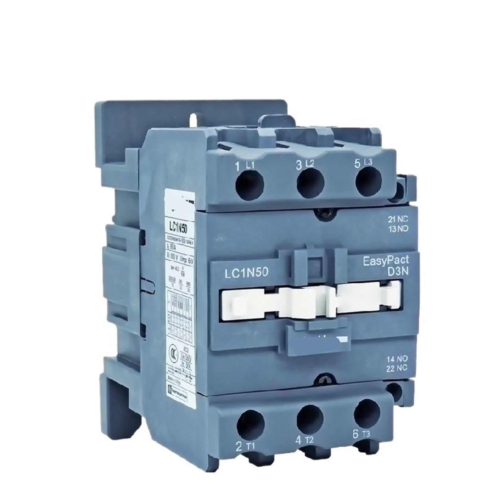 WQGQPXOB D3N 3-ploe Contactors LC1N50 1NC & 1NO 50HZ LC1N50B5N LC1N50CC5N LC1N50F5N LC1N50M5N LC1N50Q5N 1Pcs(LC1N50Q5N 380V)