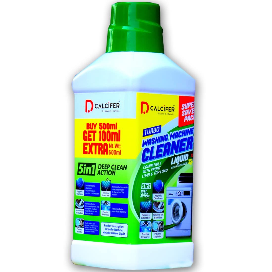 Dcalcifer Washing Machine Cleaner Descale Appliance Descaler Descaling Drum Tub Cleaning