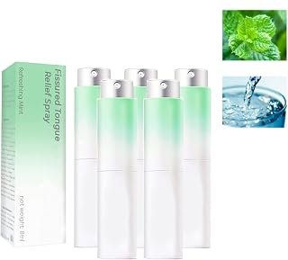Canada Polumna Fissured Tongue Relief Spray,Breath Freshener Spray, Polumna Fissured Tongue Treatment, Remove Bad Breath and Freshen Breath,8ml (5PCS)