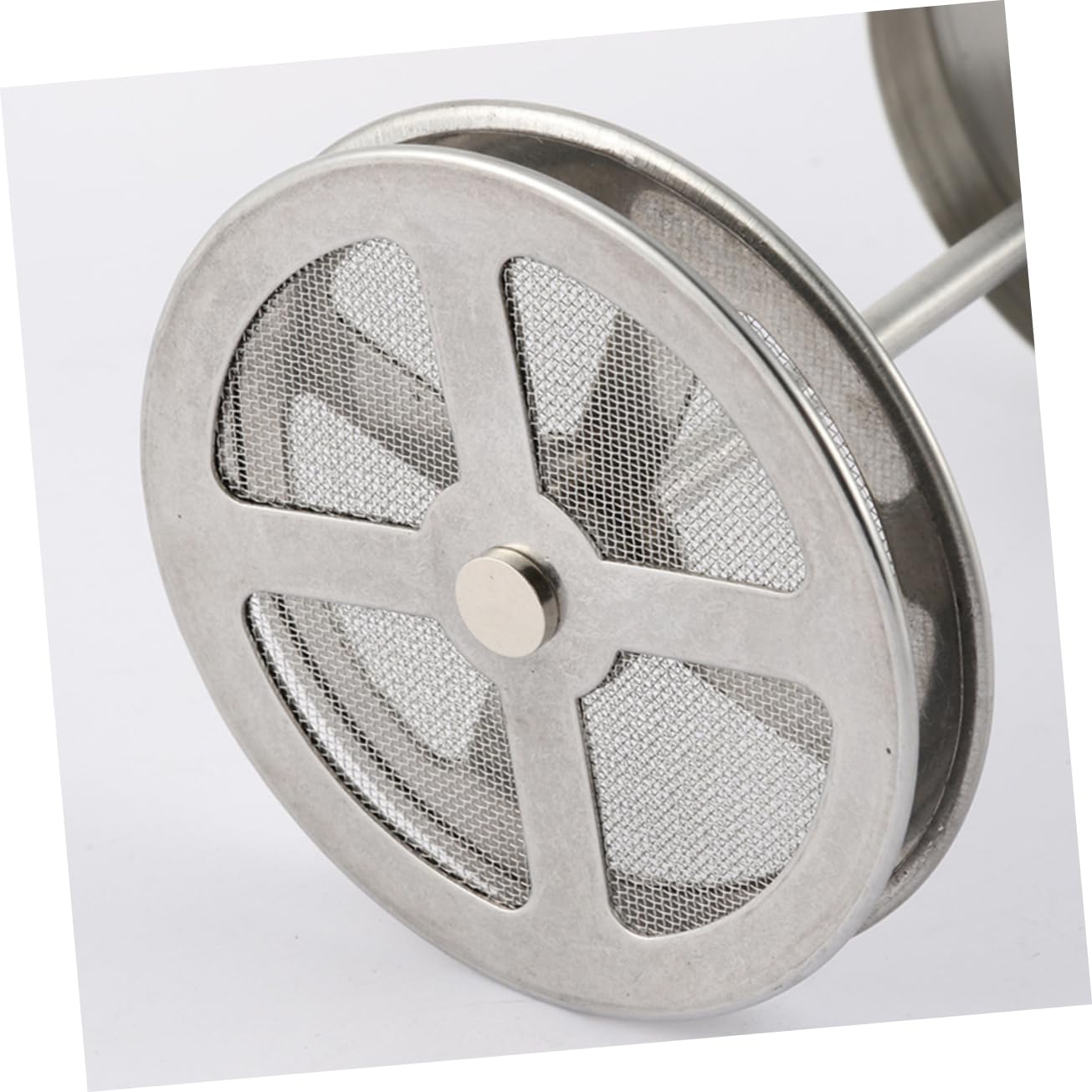 Schiumatore Latte Manuale in Acciaio Inox 600ml Pompa Coperchio Doppio Rete Tazza Per Bar E Casa Resistente E Versatile