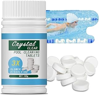 Chlorine Tablets for Swimming Pool,100PCS Chlorine Tablets for hot tub, Chlorine Tablets for Paddling Pool, Pool Chlorine Tablets, hot tub Chlorine