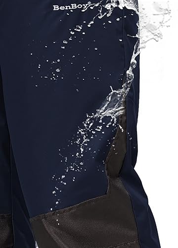 Miniatura 6 de Mens Snow Bibs Ski Waterproof Windproof Insulated Overalls Snowboard Pants Winter