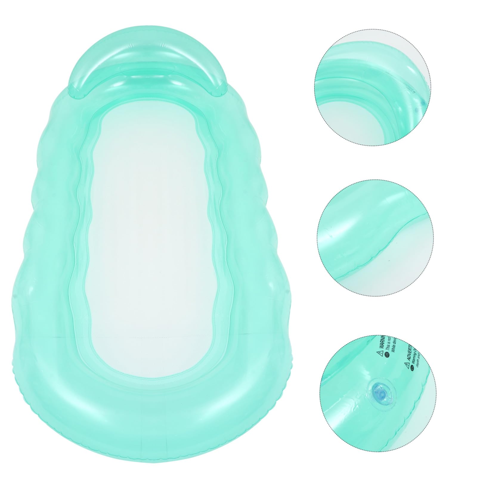 Hohopeti Flotador Hinchable Piscina Multifuncional Hamaca y Tumbona Cama Flotante Rosa para Fiesta y Relax
