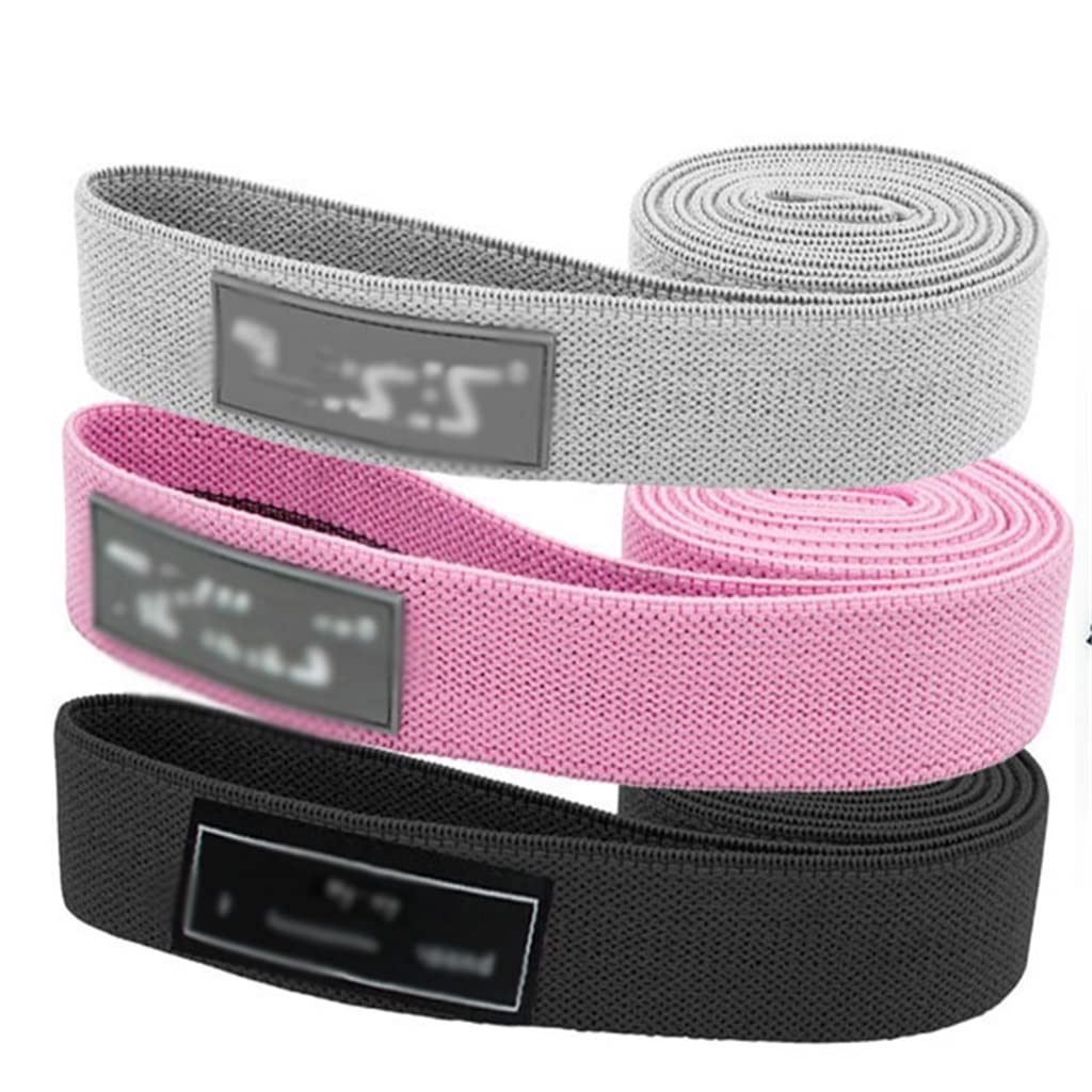 Fitness Long Resistance Bands Workout Fabric Set Exercise Elastic Bands for Pull Up Women Support Legs Color A