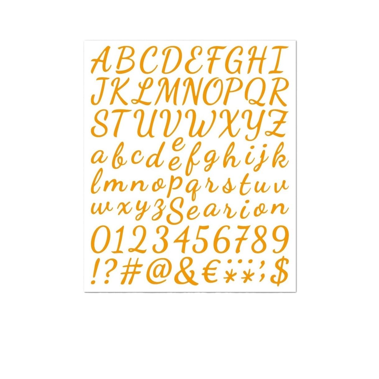 5 Sheets Large Glitter Alphabet Stickers - Self-Adhesive 1 Inch Letter Stickers for Mailbox, Home & Party Decor(Color3)