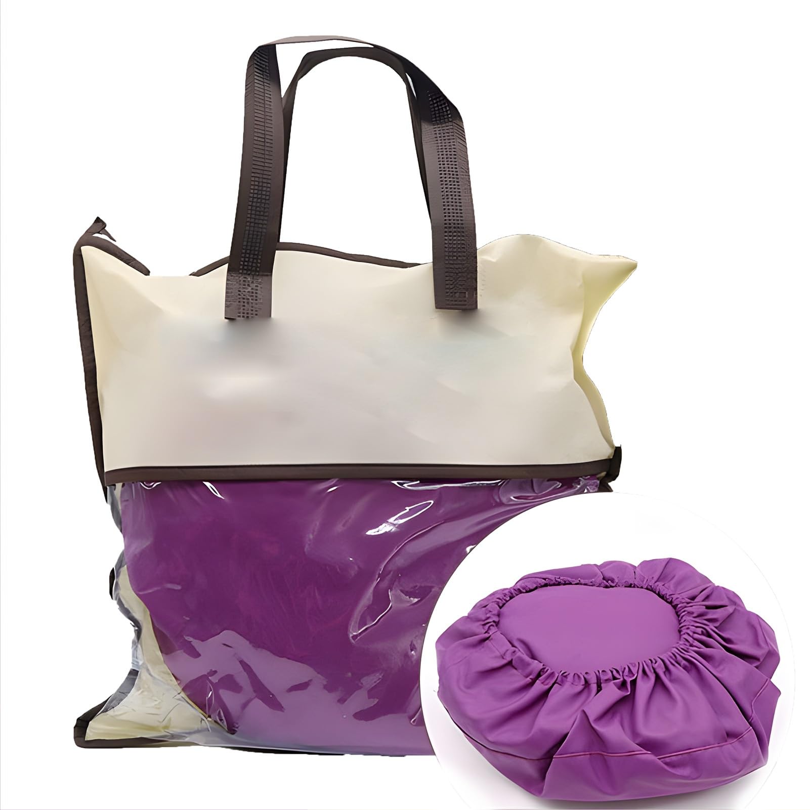 Fundas para sillas ZhuiFengA juego de 4 protectores de cuero morado para respaldo