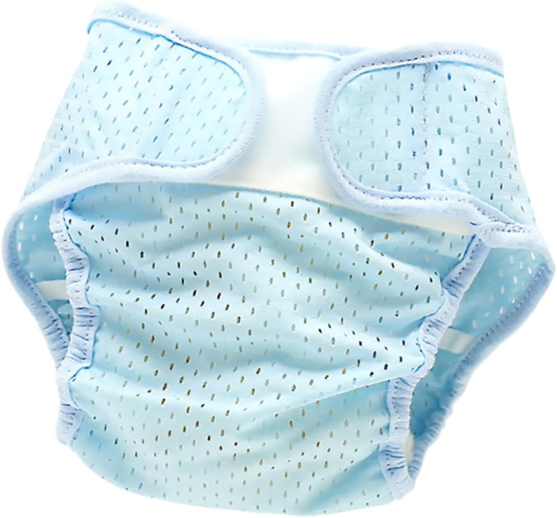 1pc Cool Stretchable Ice Silk Mesh Diaper Cover Lightweight Breathable Diaper for Comfort Washable Reusable Keeps Dry and Clean
