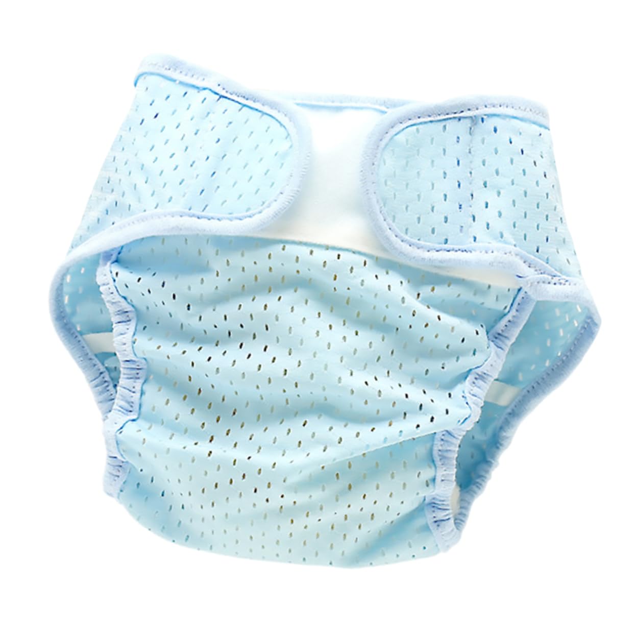ULDIGI 1pc Ice Silk Mesh Diaper Cover Hole Breathable Mesh Outer Baby Diaper to Prevent Blowout