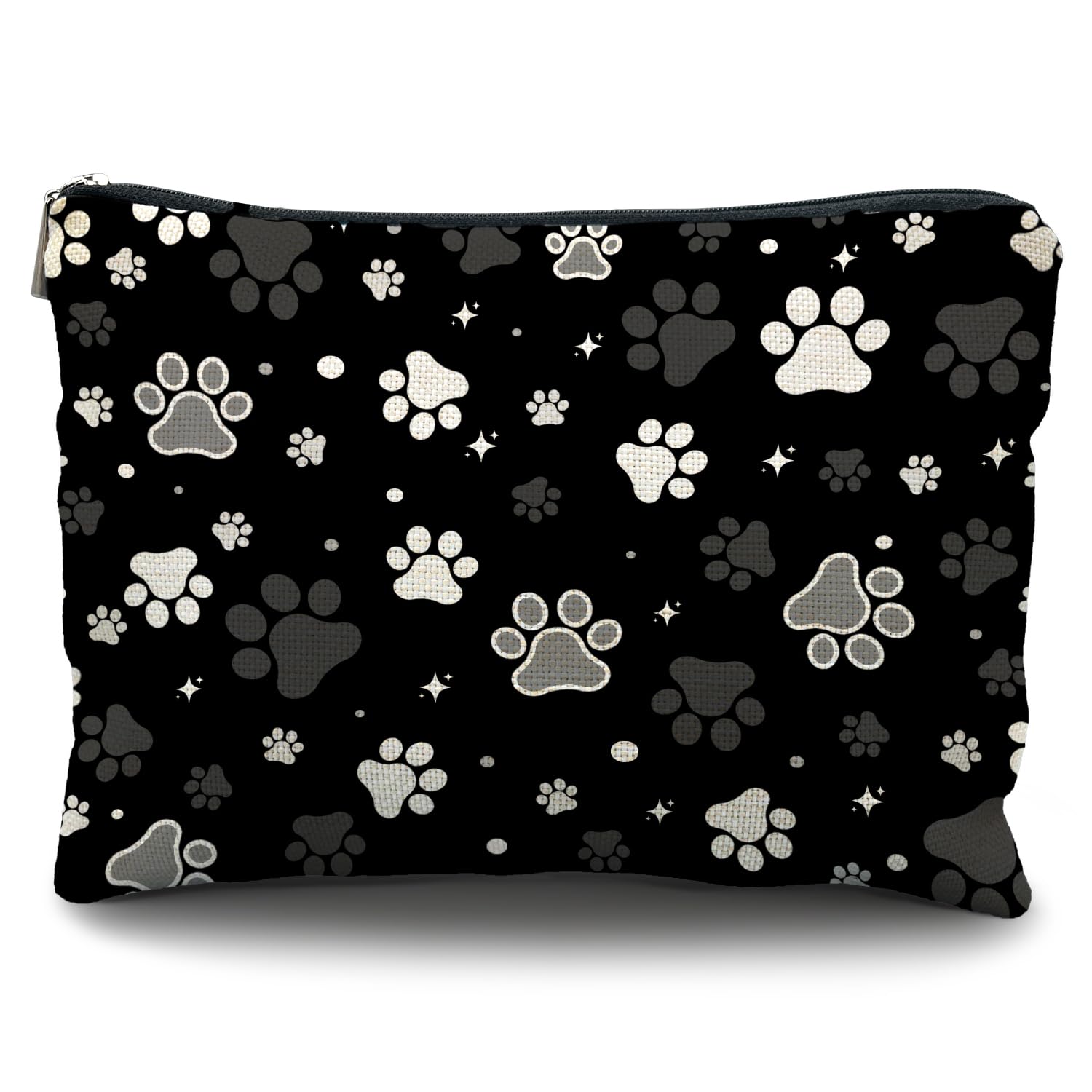 Likjad Paw Print Makeup Bag - Dog Gifts for Women, Cosmetic Bag for Dog Lovers