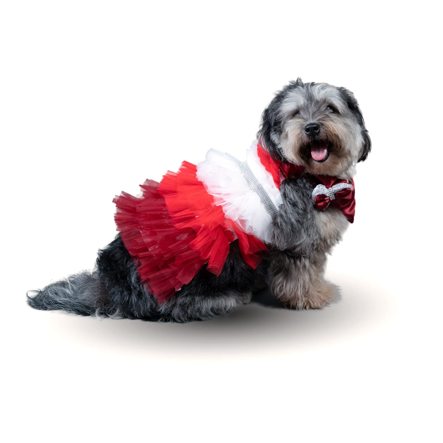 Puptail Dog Dress with Lovely Dog Bandana Dog Cloths for Medium Dogs and Large Dogs Like Shish tzu, Labrador, Golden Retriever, Pug and Cat Cloths. (XL, Red) (B0B9RPY94S) Amazon Price History, Amazon Price Tracker