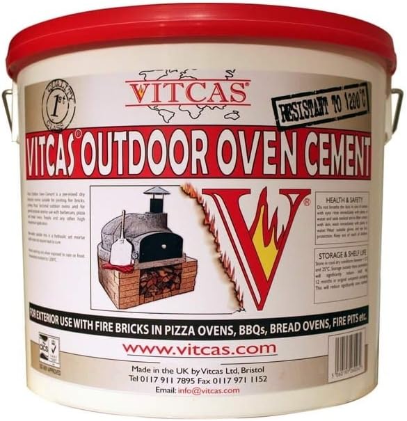 VITCAS Outdoor Oven Cement Fire Cements Fire Bricks Excellent
