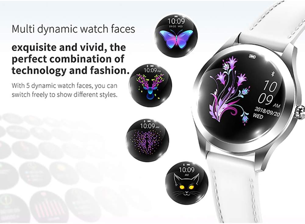 Smart Watch New Kw10, para Mujeres Reloj Deportivo al Aire Libre  Inteligente, Sleep Impermeable y presión Arterial Monitor de  oxígeno/calorías Contador de Pasos - para Android e iOS : Amazon.es:  Electrónica