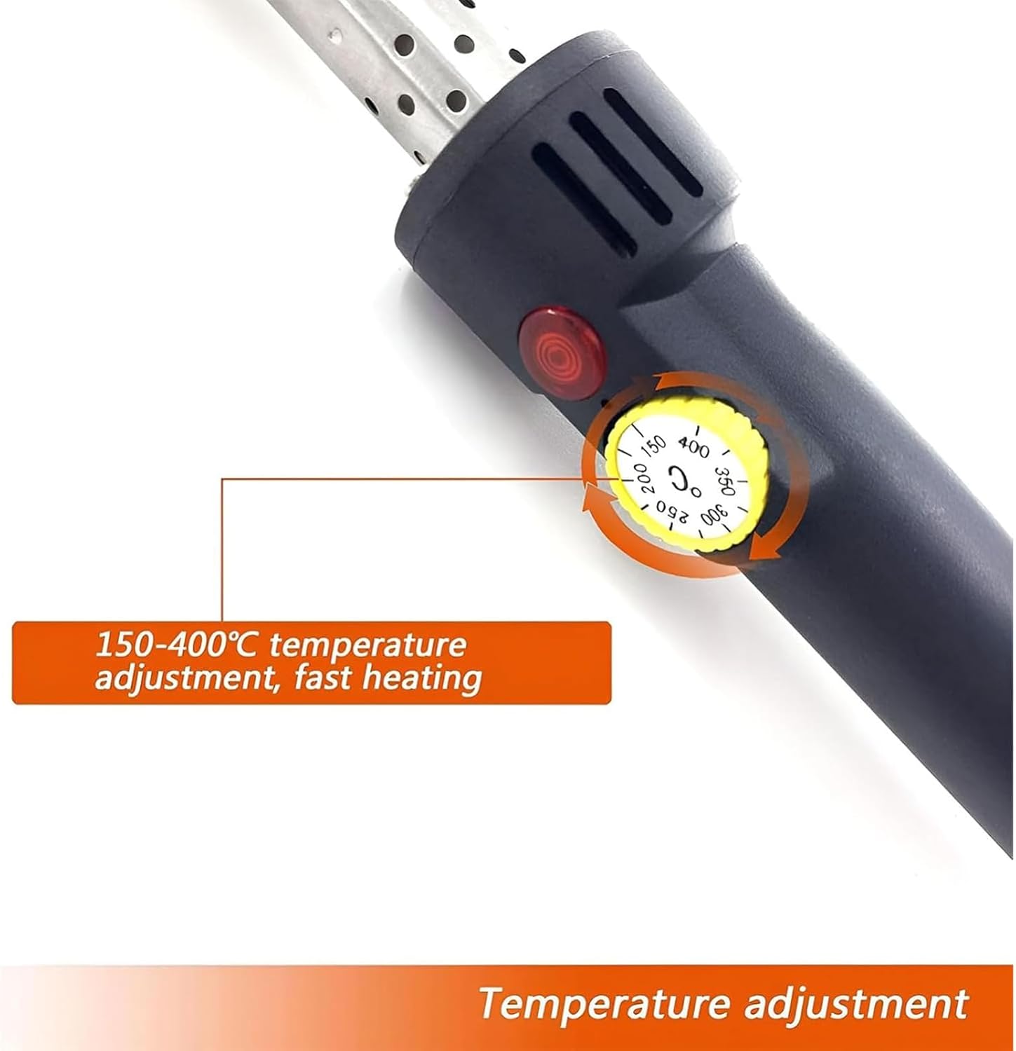 PU Round Belt Welding Machine, Handheld Polyurethane Belt Joint Tool, Electric Soldering Iron with 150-400 ℃ Adjustable Temperature, Round Belt Welding Machine Joint Machine