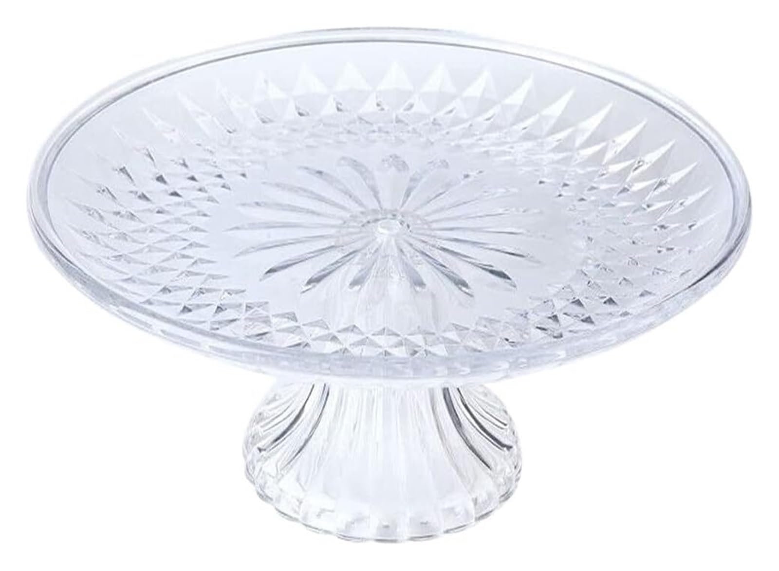 GTHTUHFD Cake Stand, Stand White Table Ornaments Lace Cake Plate Fruit Dessert Snack Tray Bakeware Dinnerware