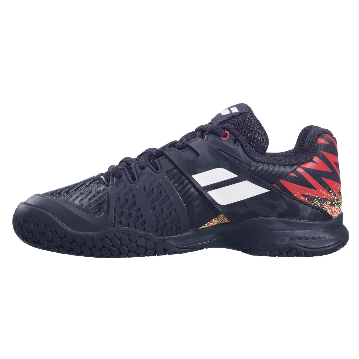 Babolat Enfants Propulse AC Chaussures De Tennis Chaussures Toutes Surfaces Noir - Multicouleur 32