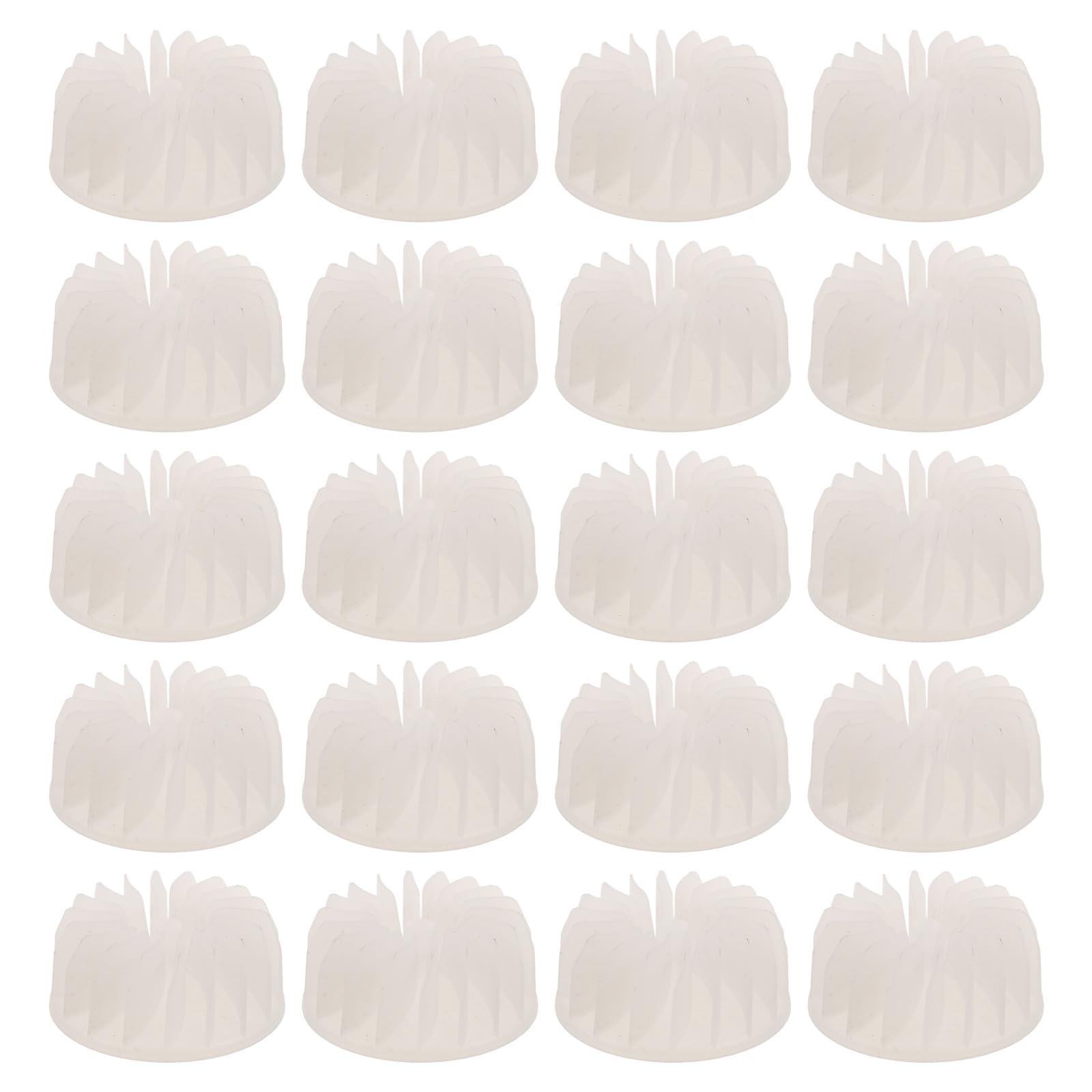 Didiseaon 20pcs Hair Dryer Fan Blades Mini Plastic Hair Dryer Repair Fan Blades Replacement Leaves for DIY Salon