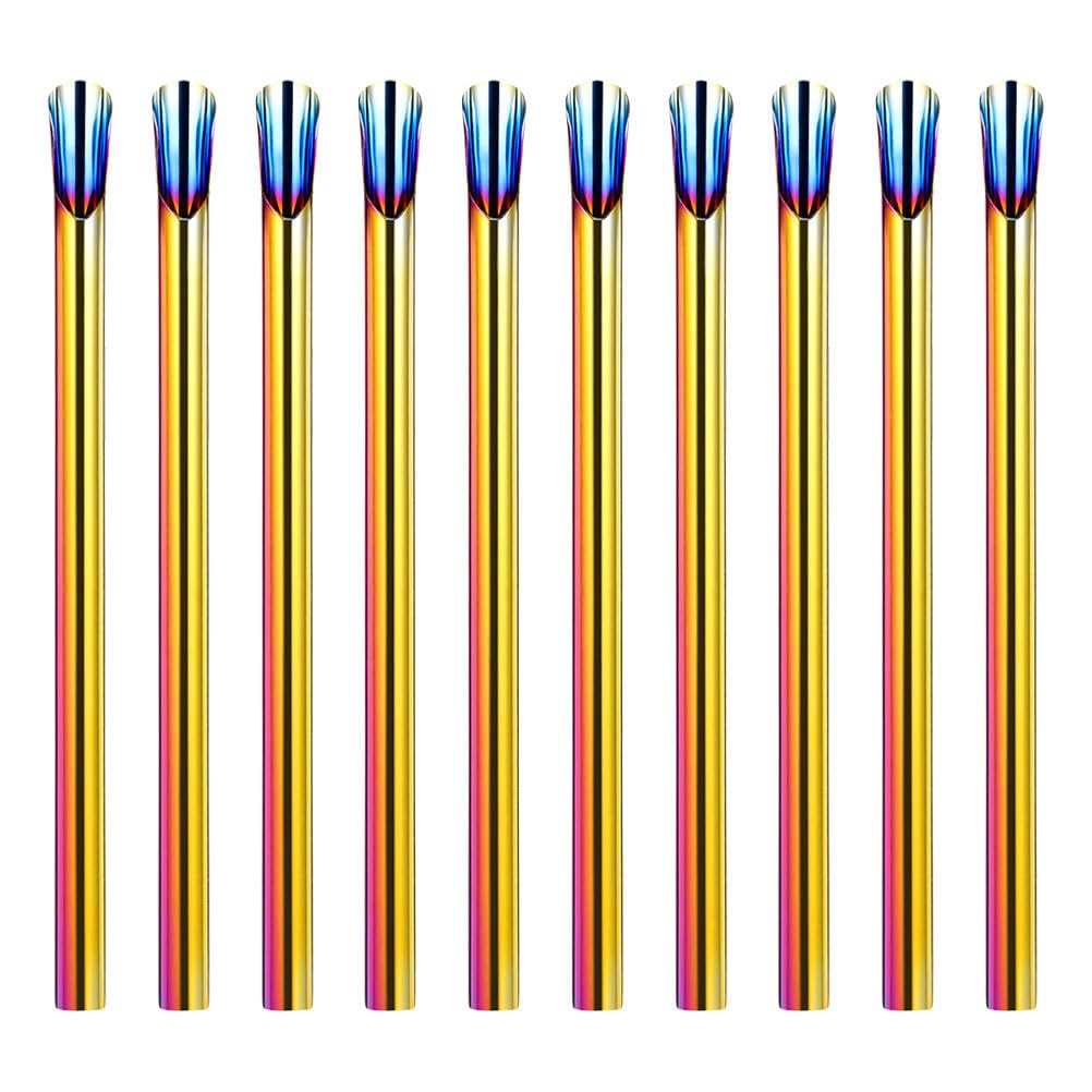Pailles en acier inoxydable durables de haute qualité pour café et thé