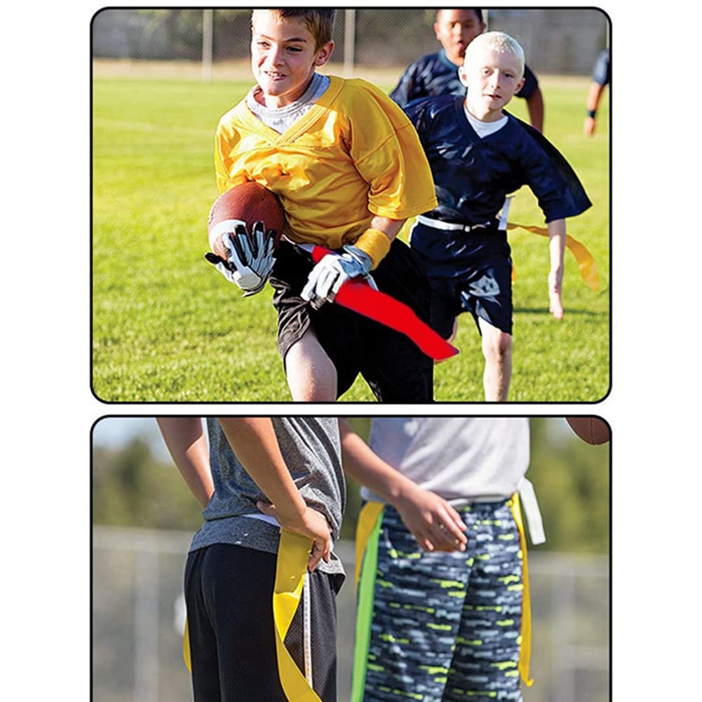 Rugby Taille Drapeau Pvc Streamer Youth Rugby Belt Game Tirez le drapeau déchirer le drapeau pour gagner la ceinture de drapeau pointue